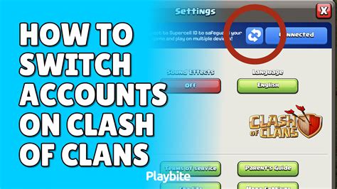 how to change account in coc|How To Switch Accounts in Clash of Clans .